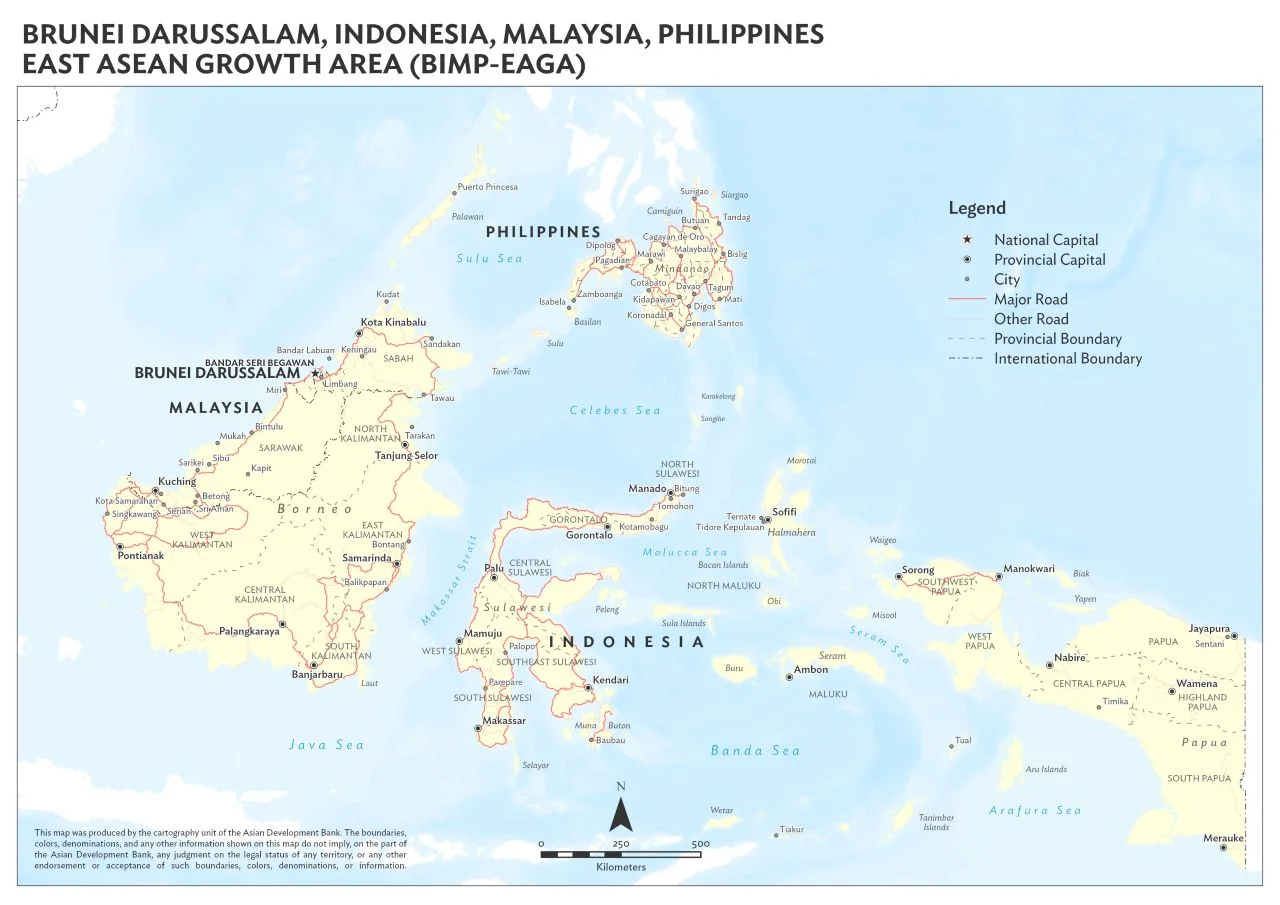 BIMP-EAGA Map