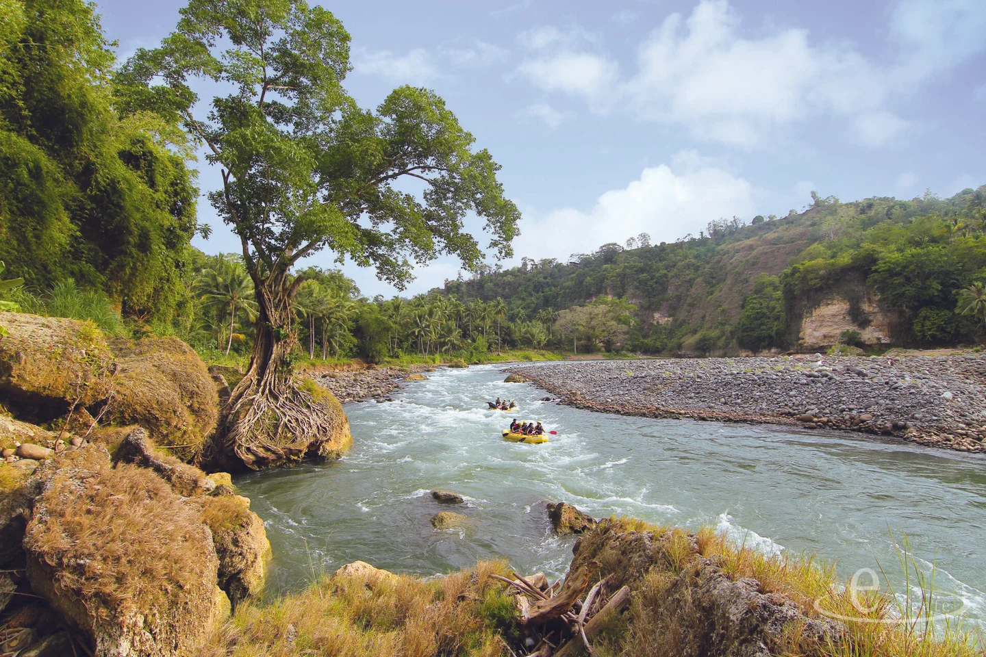 The well-known activity of Whitewater Rafting in Cagayan de Oro. Photo courtesy of the Department of Tourism.